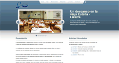 Desktop Screenshot of barrestauranteelvolante.com